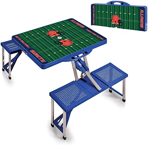 PICNIC TIME NCAA North Carolina Tar Heels Folding Picnic Table - Camping Table - Outdoor Table with Umbrella Hole - Image 5