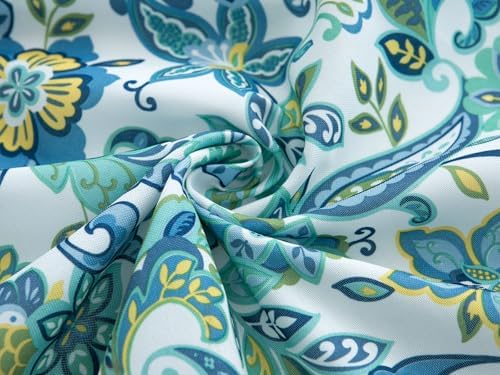 EHouseHome Outdoor Indoor Tablecloth with Umbrella Hole for Oval Table,Waterproof Patio Table Cloths, Spring/Summer Table Covers with Zipper for Backyard Circular Table/BBQs/Picnic,60 x 84 inches - Image 5