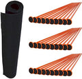 Gun Storage Solutions Rifle Rods Starter Kit with Shelf Liner Gun Organizer System Store More Guns Easy Access for Safety with Nylon Woven Loop Fabric by GunStorageSolutions