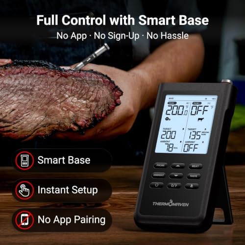 ThermoMaven Sub-1G Wireless Meat Thermometer, No App Needed, 2 Probes - Image 2