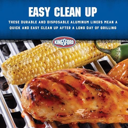 Kingsford Heavy Duty Disposable Grill Liners, 14.75 x 9 in, 4 Count, 12-Pk - Image 3
