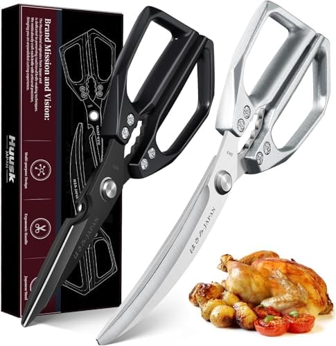 Huusk Kitchen Scissors All Purpose, Heavy Duty Kitchen Shears Set by HuuskKnife