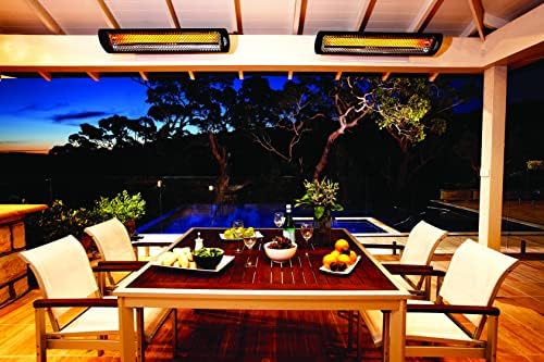 Bromic Tungsten Smart Heat 4000W Electric Patio Heater – Dual Element Infrared, 220V-240V, Black Finish – BH0420032 - Image 4