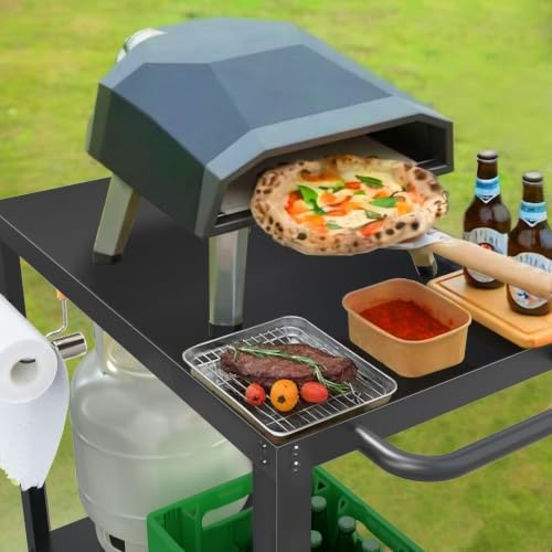 Yozoia Outdoor Grill Table for Blackstone Griddle, Grill Cart with Wheels - Image 6