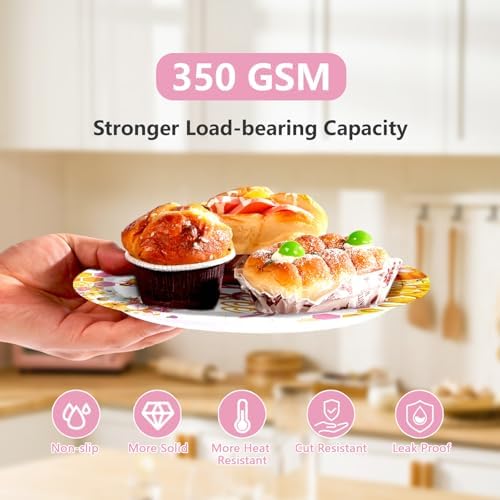 96Pcs Pink Bow Bee Baby Shower Party Decorations for Girls Serves 24 - Image 5