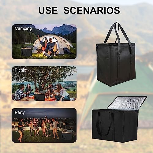 3 Pack Wood Pellet Storage Containers,20LBs Stay Dry Pellet Bin Smoker Pellet Dispenser for Smoker, Waterproof Fuel Pellet Storage Bag, Grill Pellet Storage Container for Charcoal,Outdoor - Image 6