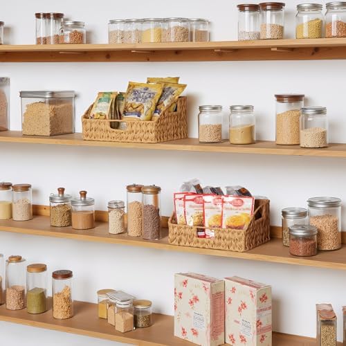GRANNY SAYS Wicker Storage Basket, Trapezoid Woven Baskets for Storage - Image 5