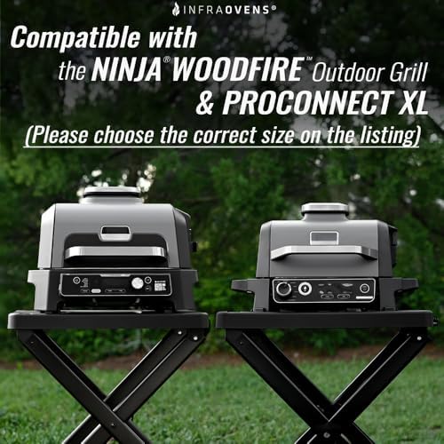 Accessories for Woodfire Outdoor Grill Pro XL, Pro Connect XL, OG800 OG900, Reusable Mats Non-Stick Grill Liners for Wood Fire Electric Air Fryer and Smoker 7-in-1 BBQ, Dishwasher Safe by INFRAOVENS - Image 2