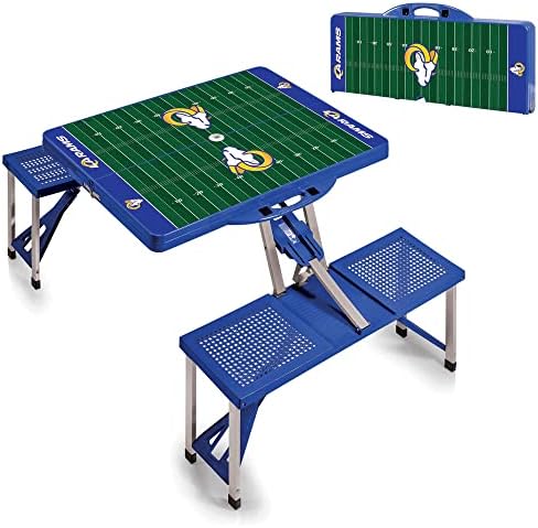 Picnic TIME NFL Football Field Folding Picnic Table, Camping Table, Outdoor Table with Umbrella Hole - Image 5