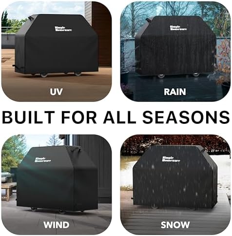 Simple Houseware 60 in. Heavy-Duty BBQ Gas Grill Cover, Waterproof - Image 4