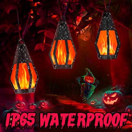Solar String Lights for Outside, 21Ft Solar Patio Light with 10 Flickering - Image 4