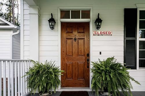 Closed for the Weekend Metal Sign 4x16in Funny Vintage Wall Plaque for Office Yard Room House Kitchen Decor - Image 4