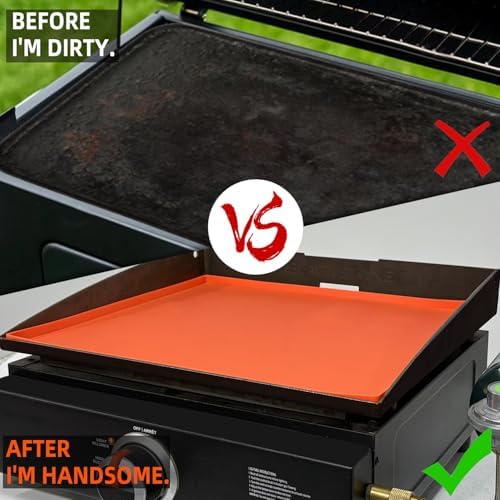 Blackstone Grill Mat 17 inch,Silicone Protective Cover for Blackstone Griddle, Silicone Grill Rubber Mat, Protect Griddle from Rodents, Insects, Debris, and Rust - Image 3