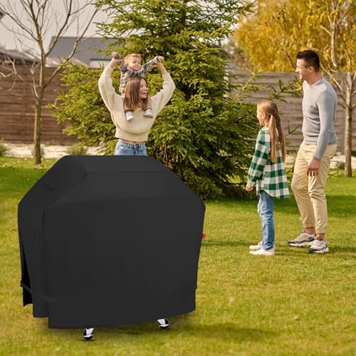 Outdoor Grill Cover Fits Cuisinart Propel+ 4-Burner 3-in-1 Gas Grill CGG-6331, Cover Geny Waterproof 600D Heavy Duty BBQ Grill Covers, 58" L x 26" D x 45" H. - Image 6
