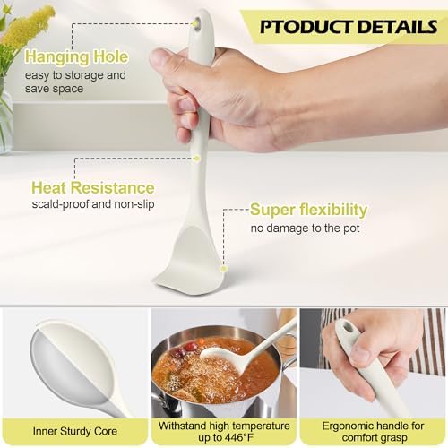 Homikit Kitchen Utensils Set, 15pcs Silicone Cooking Utensil with Holder - Image 3