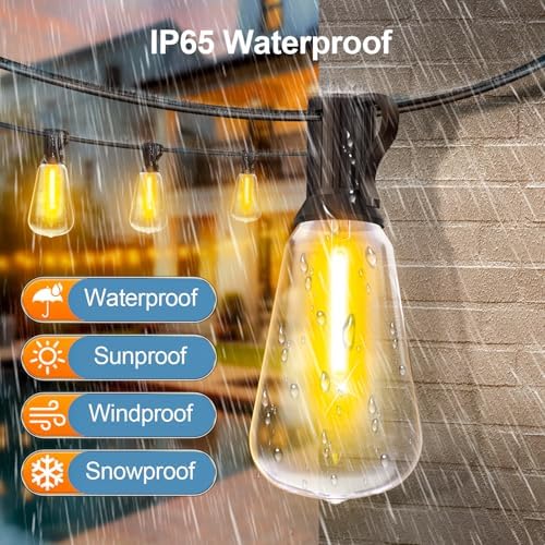 Outdoor Lights String Patio Outside - 100ft 30M LED Waterproof Light ST38 - Image 5