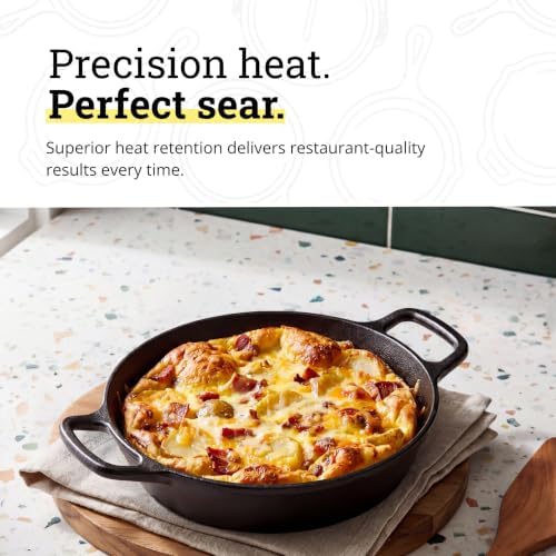 Lodge Pre-Seasoned Cast Iron Dual Handle Pan, PFAS-Free, 8 Inches - Image 6