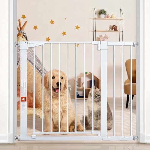 COMOMY 29.5-40.5" Extra Wide Baby Gate, Auto Close Dog Gate for House - Image 6