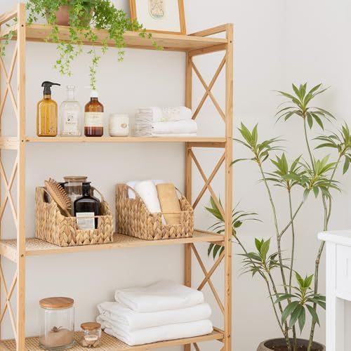 GRANNY SAYS Wicker Baskets for Organizing, Water Hyacinth Storage Baskets - Image 6