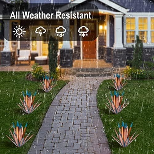 Homight Metal Tequila Country Sculpture DIY Tequila Plant Home Decor Country Tequila Garden Ornament Indooutdoor Statuette Patio Lawn Patio Stake Decoration Gift to The Garden - Image 4