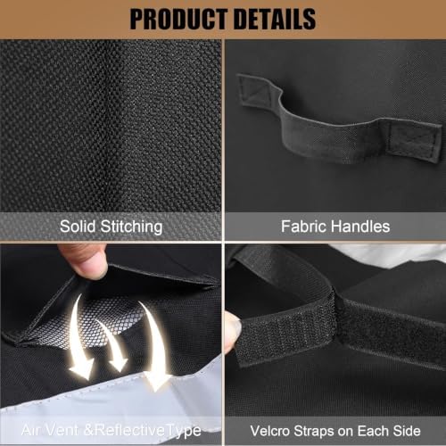 65 Inch Grill Cover for Outdoor Grill, Heavy Duty Waterproof BBQ Cover - Image 5