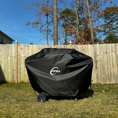 Kipiea 600D Heavy Duty Gas Grill Cover for Weber 2022+ Genesis 400 Series & Pre-2024 Summit 400 Grills, 70-Inch Waterproof BBQ Cover with Windproof Buckles – Not Compatible with Summit FS38 / FS38X - Image 2