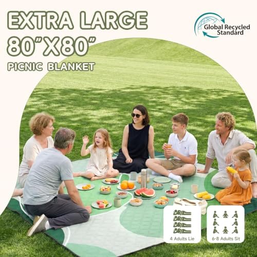 Genovega Waterproof Beach Blanket Picnic Outdoor Mat Rug Women Men Teacher Graduation Preschool Kindergarten Pre K Prek Middle High School First Year 1st 2nd 3rd 4th 5th Grade Thank You Cool - Image 2