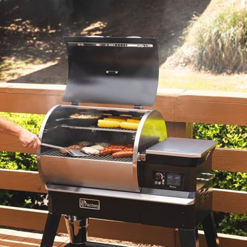 recteq Patio Legend 600 Pellet Smoker Grill with WiFi & App Connectivity, Outdoor Smokers Grills, Wood Pellet Grill, Temp Range 180° to 700+° - Image 6