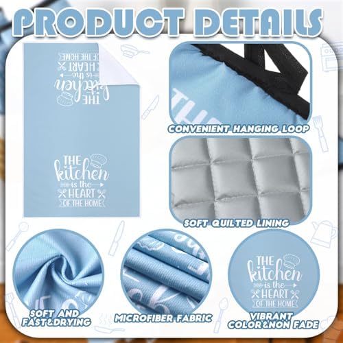 Sratte 6 Pcs Kitchen Decor Accessories Set, Kitchen, Light Blue - Image 5