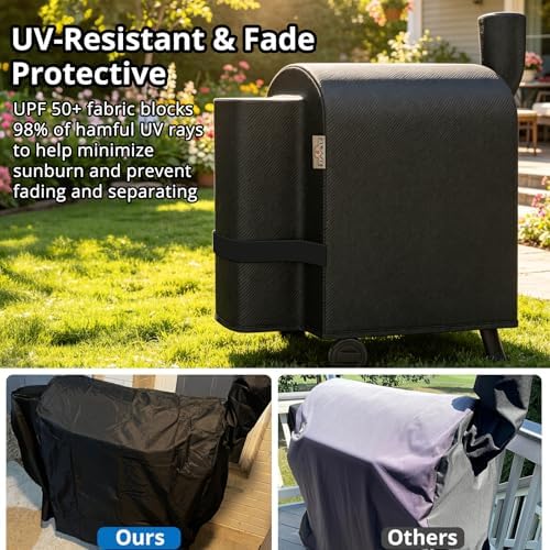 Pellet Grill Cover for Traeger Pro 22/575 Series,1000D Heavy Duty Material - Image 6