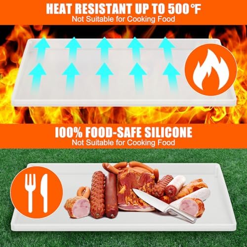 Silicone Griddle Mat Cover for Blackstone - 36 Inch True All-Encompassing Coverage Heavy Duty Food Grade Grill Buddy Mat, All Season Cooking Surface Protective Cover - Image 6