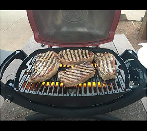 Uniflasy 7645 Cast Iron Grill Grates for Weber Q200 Q220 Q2000 Q2200 Q2400 - Image 6