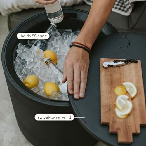 Veradek Kona Cooler Side Table - Outdoor Cooler Table and Ice Chest - Image 6