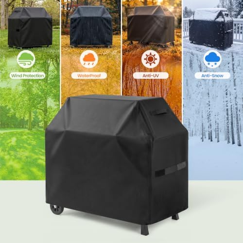 Grill Cover for Outdoor Grill, 60 inch Grill Covers Heavy Duty Waterproof - Image 7
