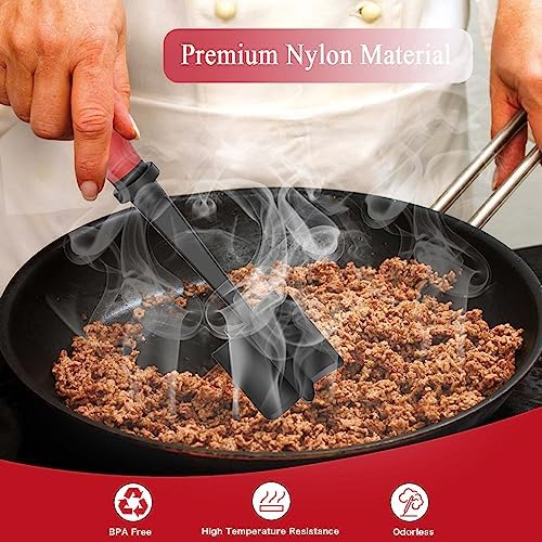 2 Pack Meat Chopper Ground Beef Masher Tool for Hamburger - Image 2