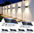 Solar Fence Lights Outdoor, 6 Pack Fence Solar Lights Waterproof by Unknown