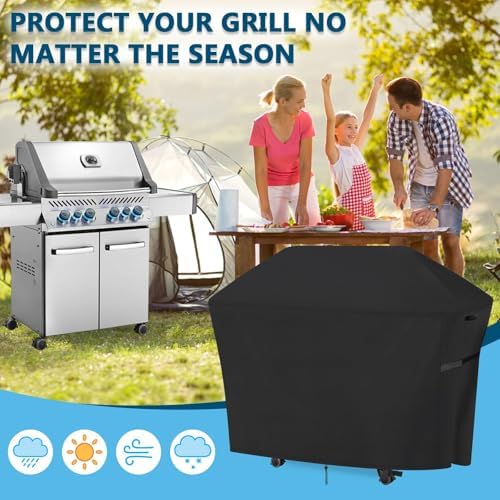 BBQ Grill Cover (60" L x 25" W x 46" H) - Image 6