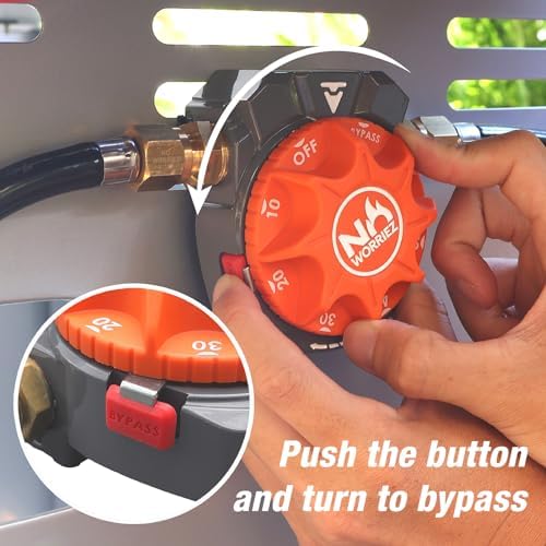 NO WORRIEZ Bypass Propane/Natural Gas Timer, High-Pressure 5 PSI, 1/2" NPT - Image 3