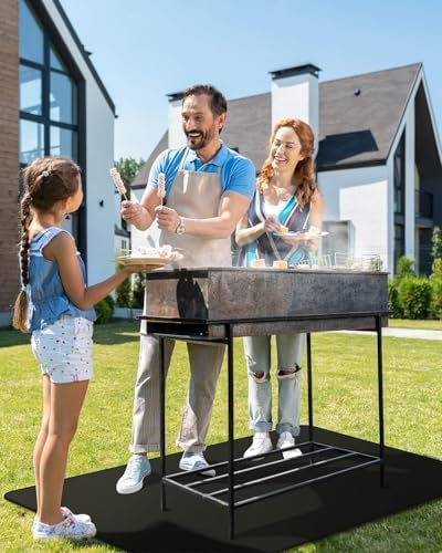 Under Grill Mat for Outdoor Grill, 48x70inch Double-Sided Fireproof Grill Pad,Perfect for Outdoor Barbecue Spots,Fireproof, Waterproof, and Oilproof - Image 5