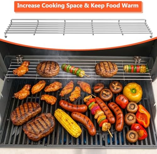 QuliMetal 66045 Grill Warming Rack for Weber GS4 Genesis II 400 Series - Image 4
