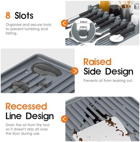 Snuggery Silicone Griddle Tool Mat for Blackstone, BBQ Accessories & Gift - Image 5