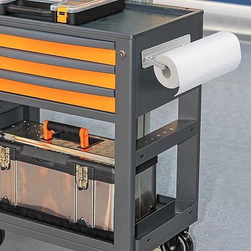 Magnetic Paper Towel Holder,Stainless Steel Paper Towel Holder 12”(L) x 3”(H) for Refrigerator Grills Griddles RVs Tailgates,Fit Most US Paper Roll - Image 5