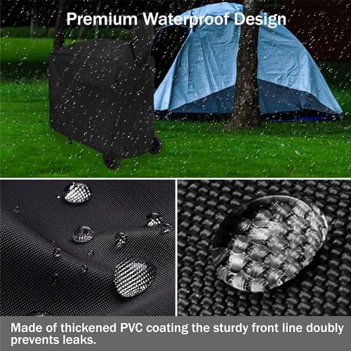 Heavy Duty ZGC-02B Full Length Grill Cover Compatible with Z Grill 700 Serial Wood Pellet Grills and Compatible with ZPG-450A ZPG-550B Grills - Image 4