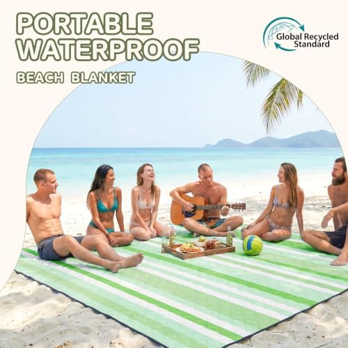 Genovega Waterproof Beach Blanket Picnic Outdoor Mat Rug Adult Women Her Sister Mom Gf Girlfriend Aunt Auntie Titi Best Friend Friendship Bestie Wife Daughter in Law Lady Happy Birthday Cool Unique - Image 3