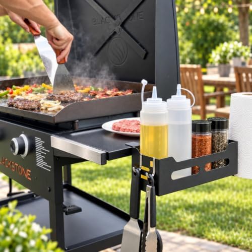 Blackstone Caddy, Griddle Caddy for Blackstone 22/28/36 Inch Griddles, Space Saving Grill Storage Organizer with Paper Towel Holder & Magnetic Tool Holder for Blackstone Griddle Accessories - Image 6