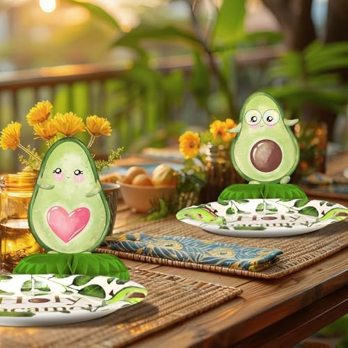 Avocado Party Decorations - Avocado Party Plates and Napkins for Kids Birthday Party, Serves 40 Guests - Image 6