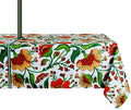 EHouseHome Outdoor Indoor 60x84 inch Rectangle Tablecloth with Umbrella Hole and Zipper, Waterproof Zippered Patio Cloths, Spring/Summer Table Covers for Backyard Circular Table/BBQs/Picnic by EHouseHome
