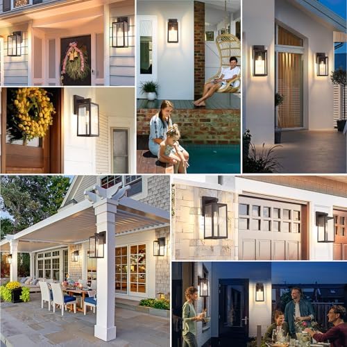 MAXvolador Outdoor Wall Light Fixtures, Exterior Waterproof Wall Lanterns - Image 6