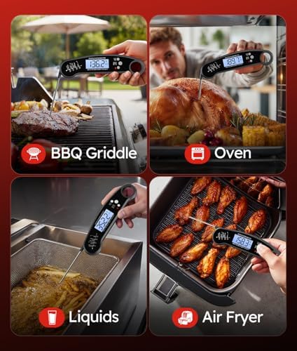 Meat Thermometer Digital, Food Thermometer for Cooking, Black - Image 6