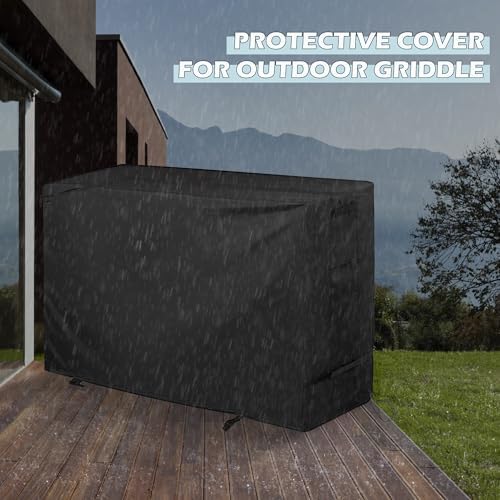 Griddle Cover for Royal Gourmet PD4001 4 Burner Propane Gas Griddle, Flat Top Grill Cover for Royal Gourmet 55in 4-Burner Outdoor Grill - Image 6